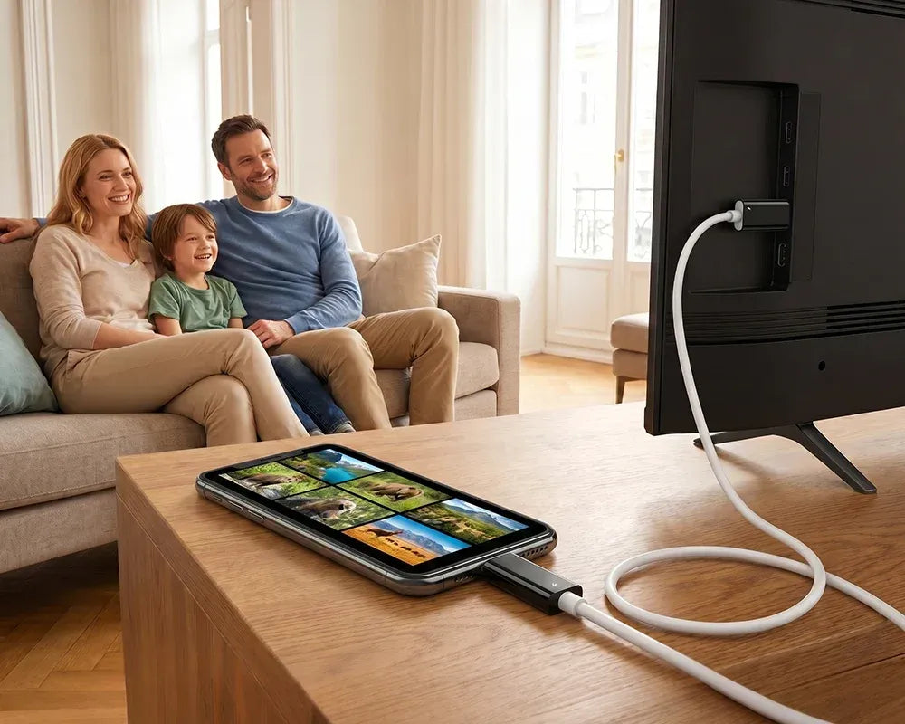 USB-C til HDMI-adapterkabel